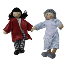 Happy Family Series Children Wooden Toy Doll